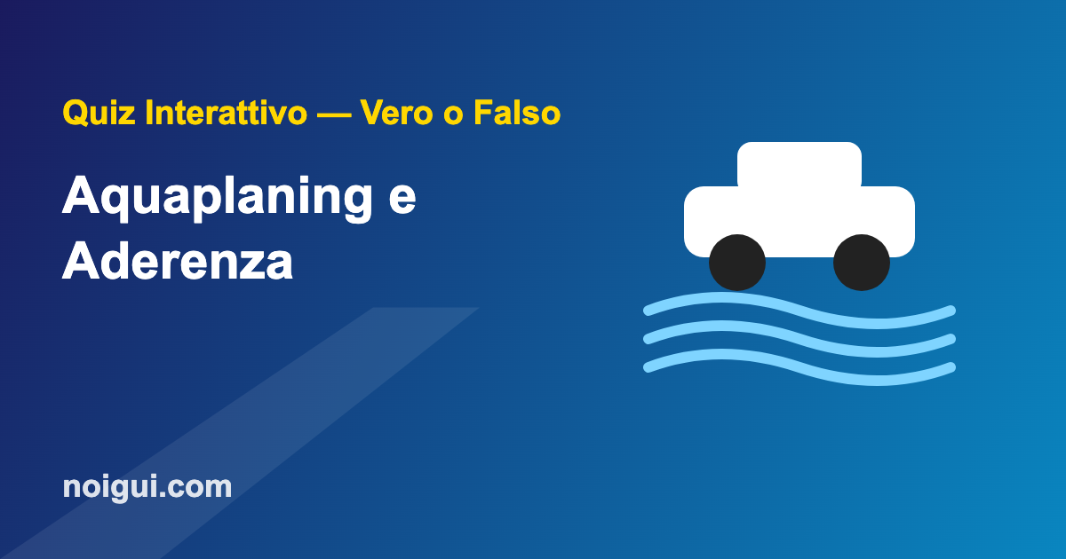 quiz-aquaplaning-img Aquaplaning e aderenza - quiz interattivo patente B