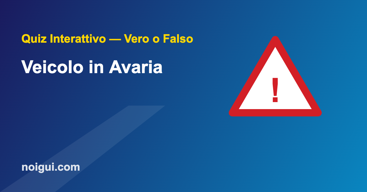 quiz-avaria-img Veicolo in avaria triangolo e giubbotto - quiz interattivo patente B
