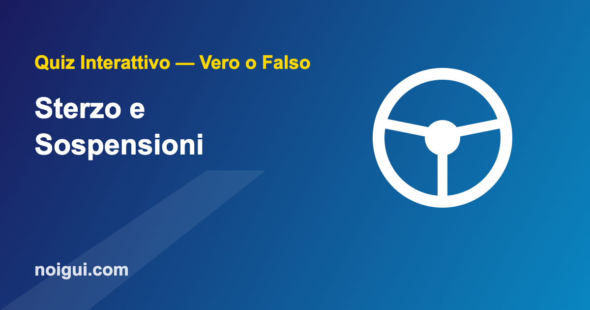 quiz-sterzo-img Sterzo sospensioni e ammortizzatori - quiz interattivo patente B