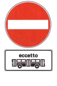Figura del quesito n. 4373 (Pannelli integrativi dei segnali)