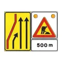 Figura del quesito n. 4336 (Segnali complementari; segnali temporanei e di cantiere)