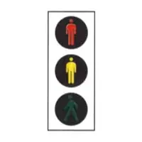 Figura del quesito n. 4250 (Segnalazioni semaforiche; segnalazioni degli agenti del traffico)