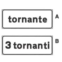 Figura del quesito n. 4370 (Pannelli integrativi dei segnali)